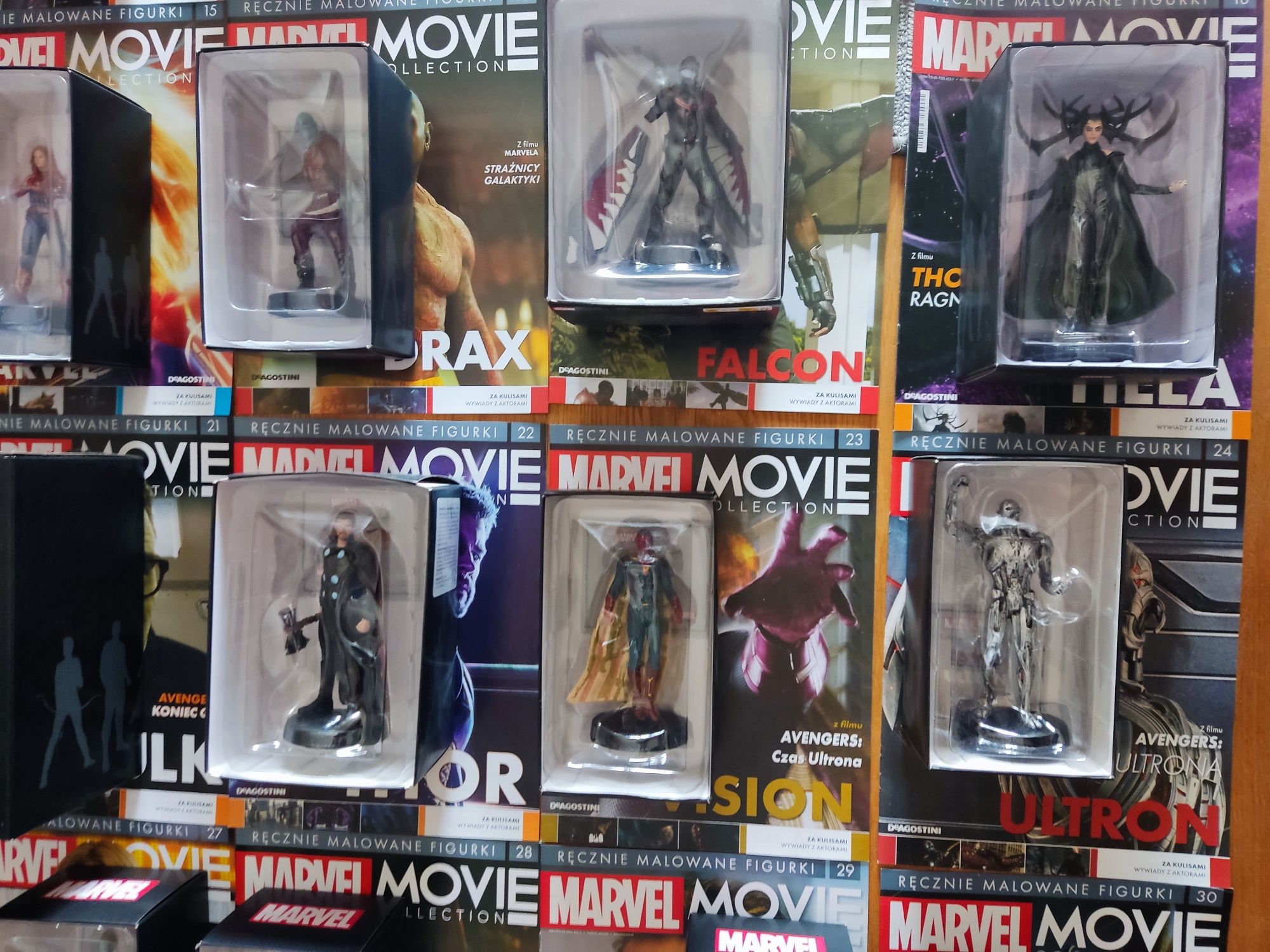 Kolekcja DeAgostini Marvel 1-30, 32 figurki, bonusy, nowe