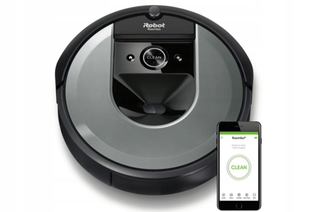 IRobot Roomba i7 i7156 robot sprzątający srebrny/szary