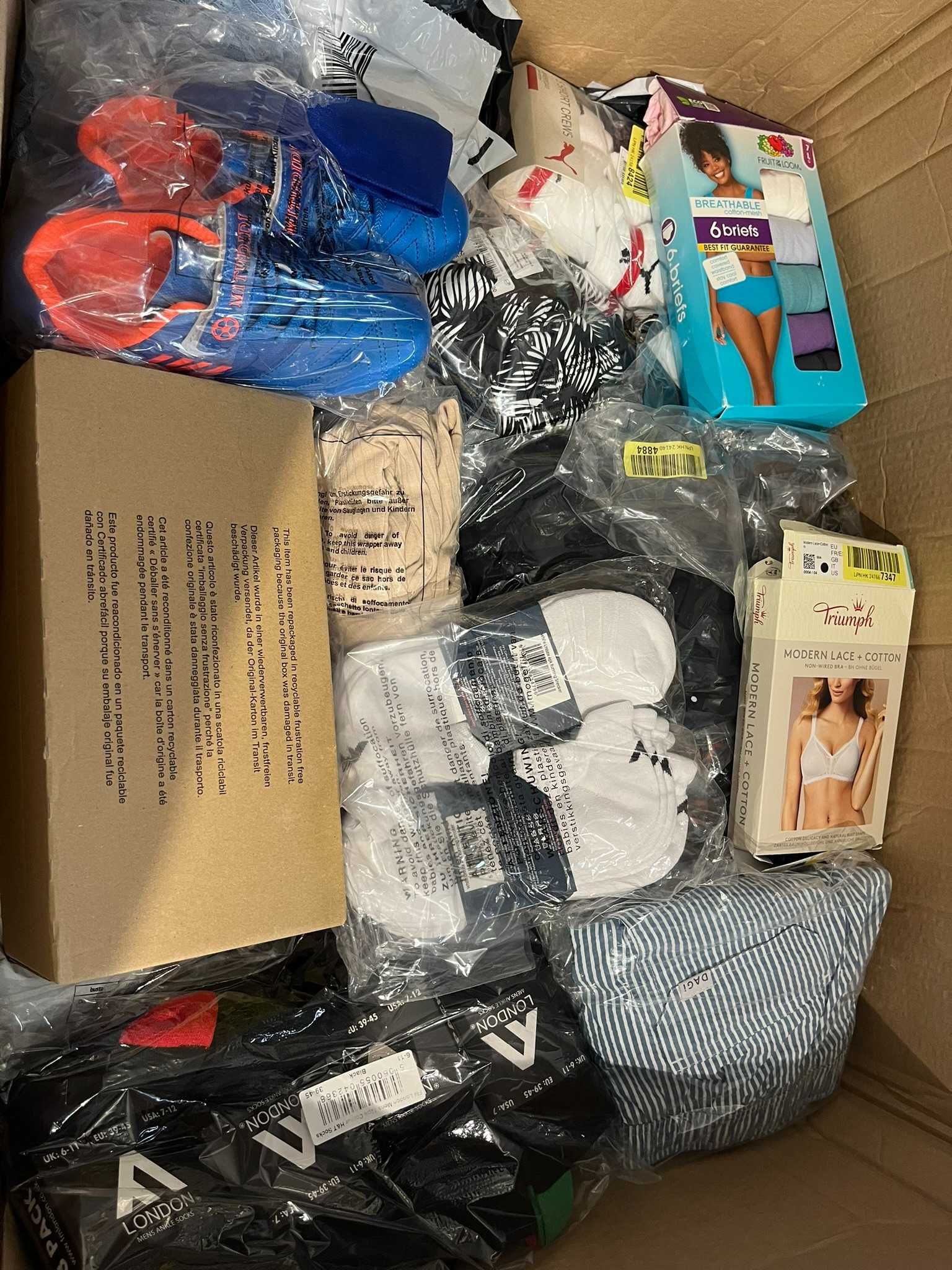 BOX MAŁY Odzież zwroty konsumenckie AMAZON HURT