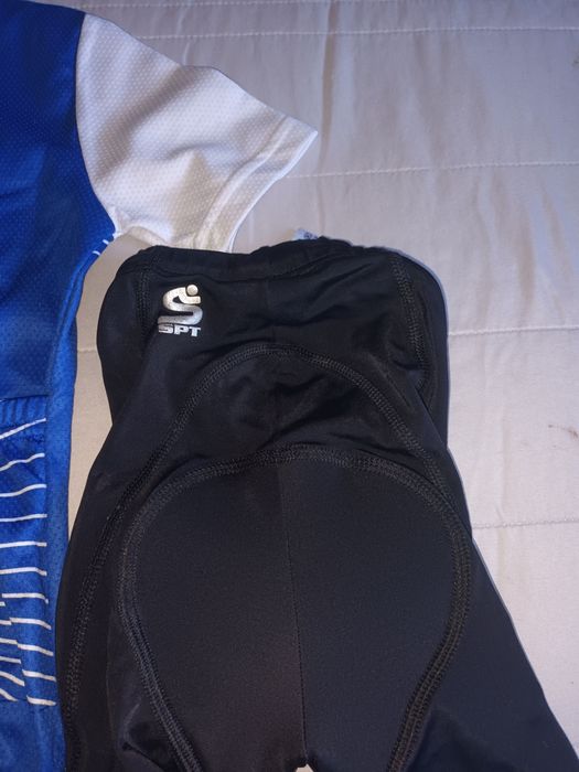 Conjunto de ciclismo criança