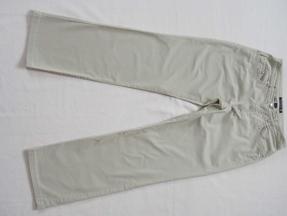 Spodnie chinosy beżowe khaki Betty Barday S/M