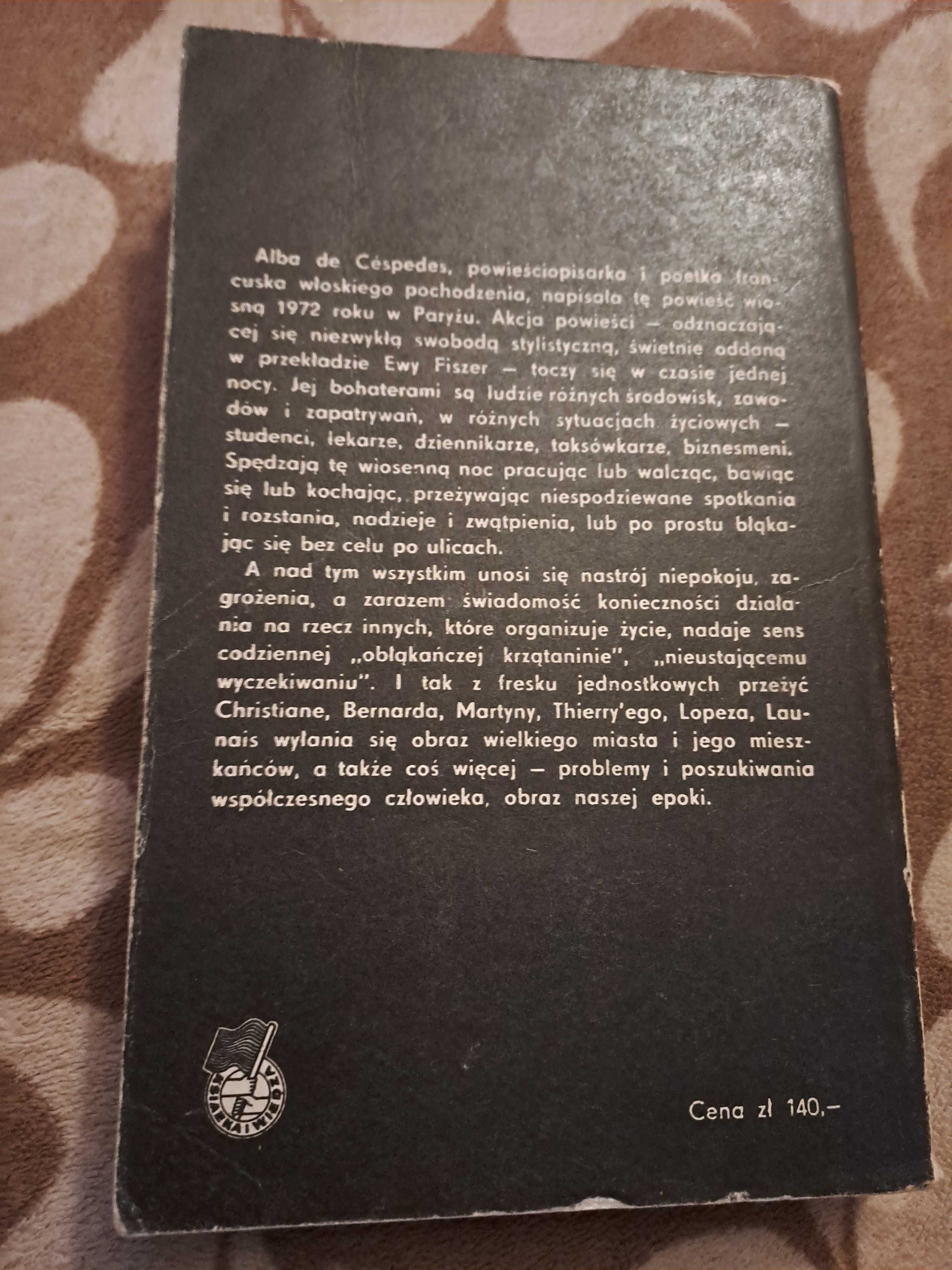 Sprzedam książkę Jasność miejsca noc