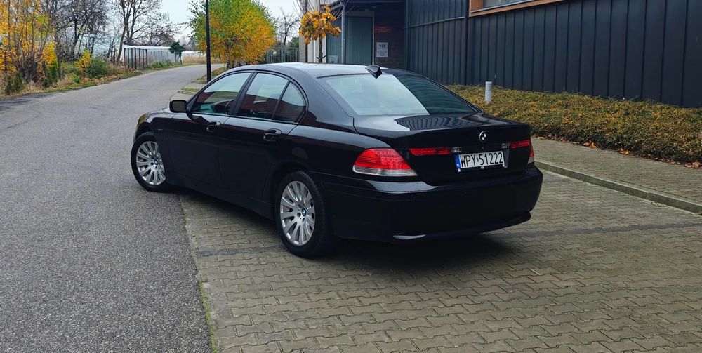 BMW Seria 7 BMW E65 740d V8 , 310KM/730Nm , Alu 21 cali , dociągi, masaże, shadow