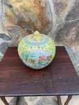 Pote Chá Porcelana Chinesa Séc XIX China 22 cm Carimbado