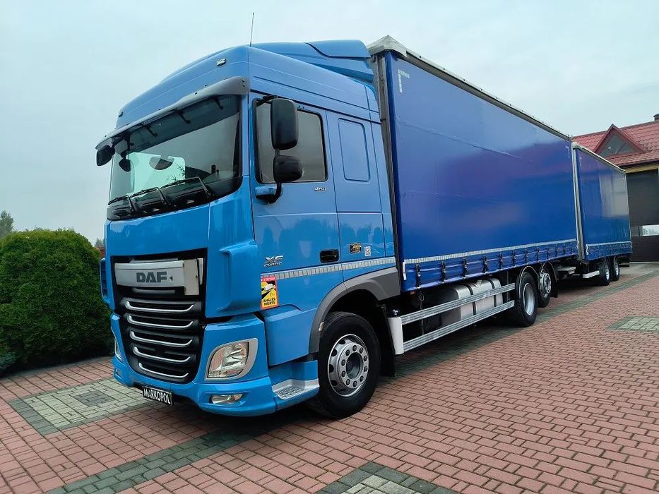 DAF XF 460  / Tandem / Zestaw przestrzenny / Sprowadzony