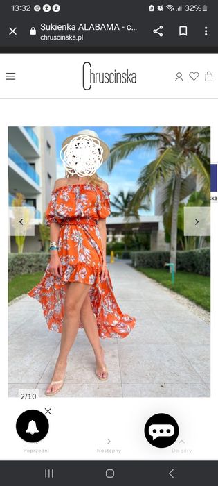 Chruścińska sukienka rozmiar. s nowa.