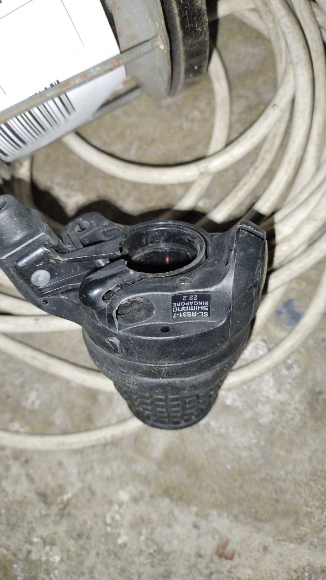 przerzutka Shimano 7 SIS RevoShift kierownica mostek i hamulce V-brake