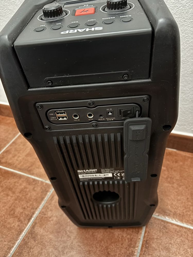 Coluna de som high power sharp ps- 929