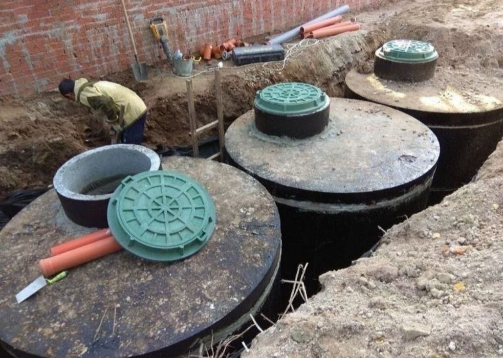 Вигрібні ями, септики с бетонних кілець – каналізація під ключ