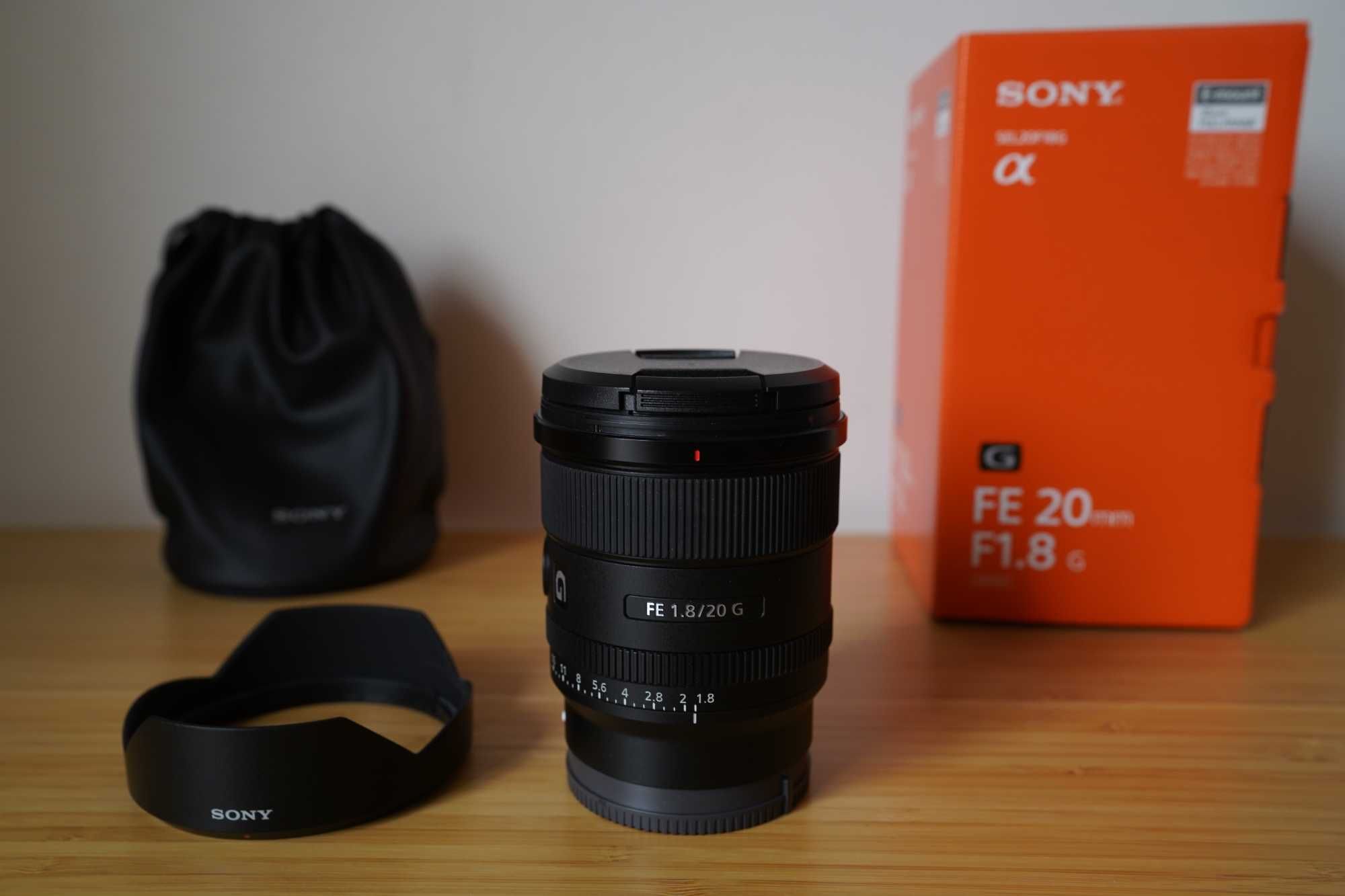 Sony 20mm F1.8 - FE 20 mm F1.8 G (Com Filtro UV incluido)