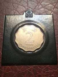 Moneta Hong Kong 2 dolary 1993