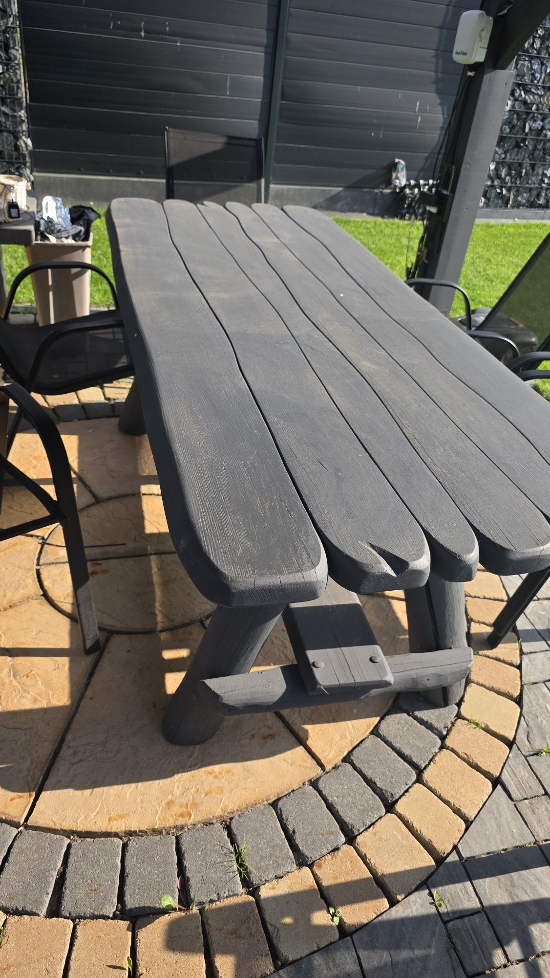 Stol drewniany do altany 200x80x75