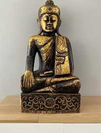 Buda esculpido em tronco de arvore Alt: 100 x prof: 32cm x larg: 52cm
