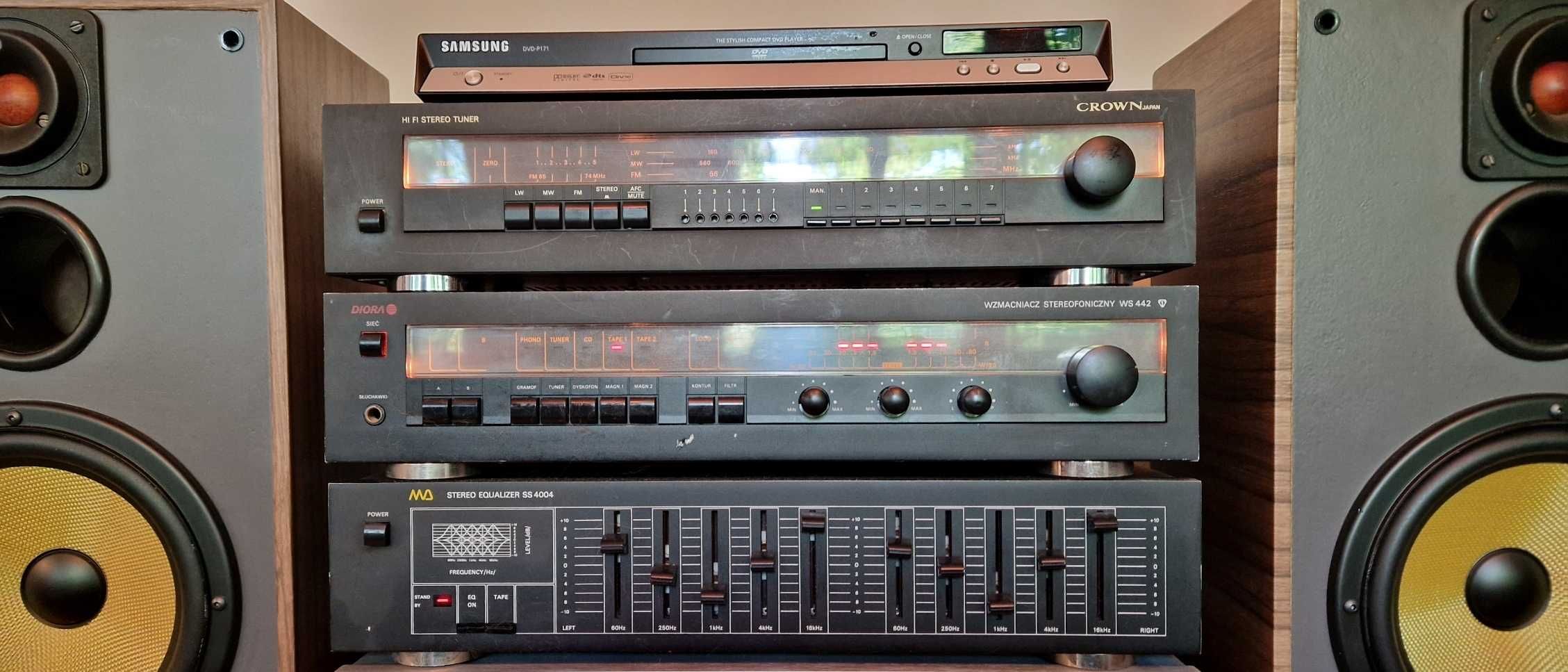 Wieża UNITRA DIORA z magnetofonem Technics RS-TR333 Klasyk PRL-Zamiana