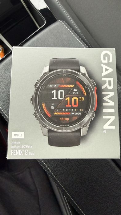 Zegarek smartwach garmin fenix 8 51mm amoled, nowy