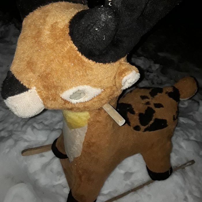 Олень каталка,гойдалка