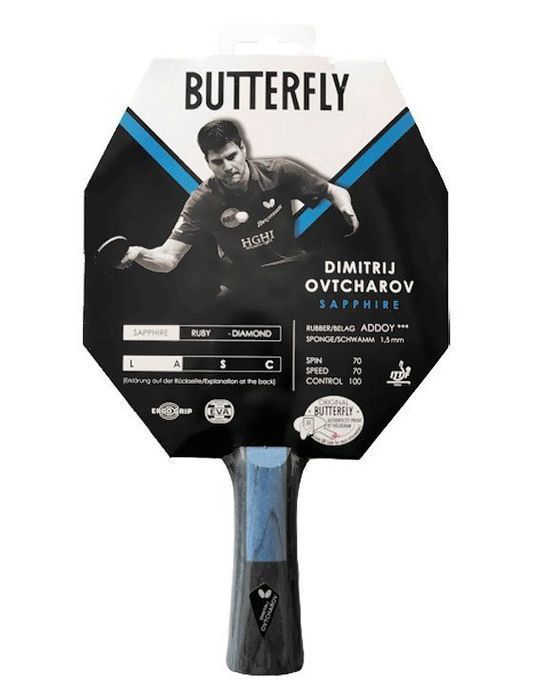 rakietka do tenisa stołowego butterfly ovtcharov sapphire