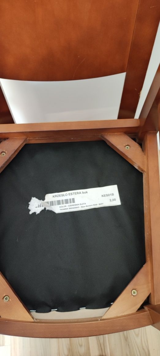 Krzesła tapicerowane Paged beżowe