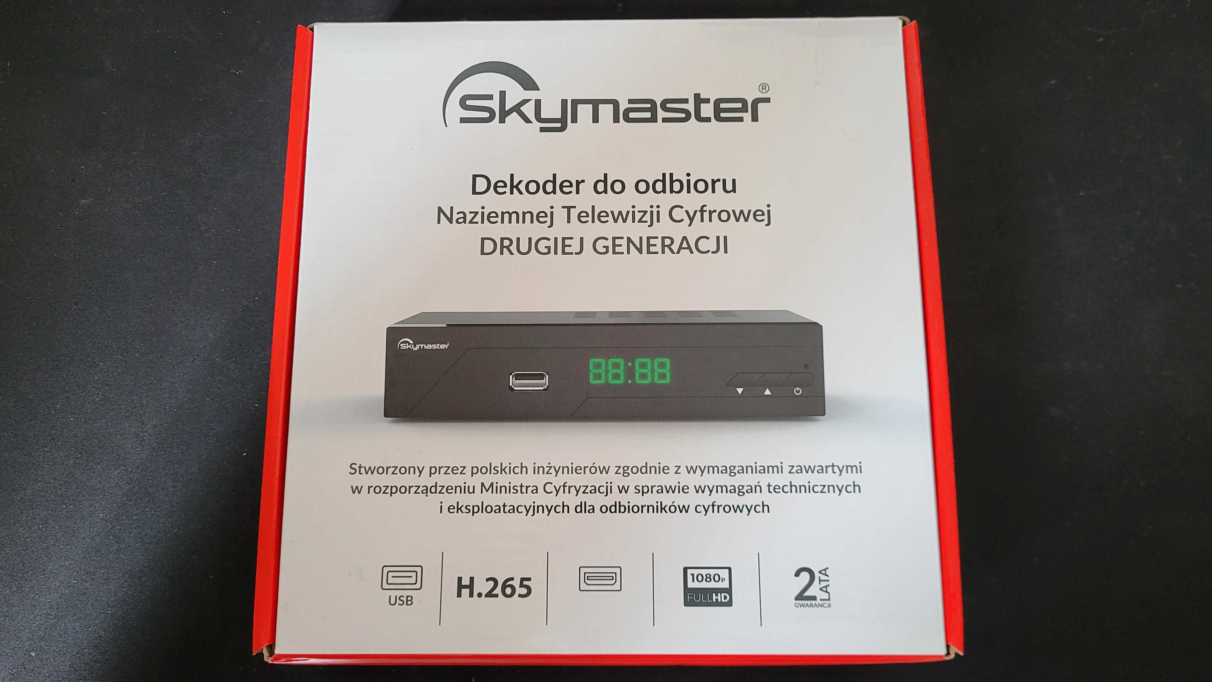 Dekoder DVB-T2 skymaster