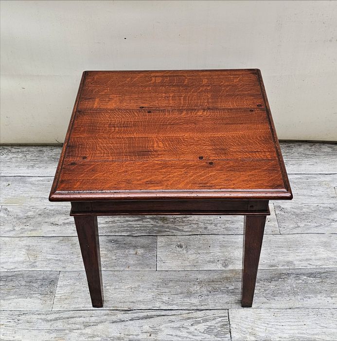 CIEKAWY Stylowy 100% Lity Dębowy Stolik Ława z Szufladą WYSYŁKA