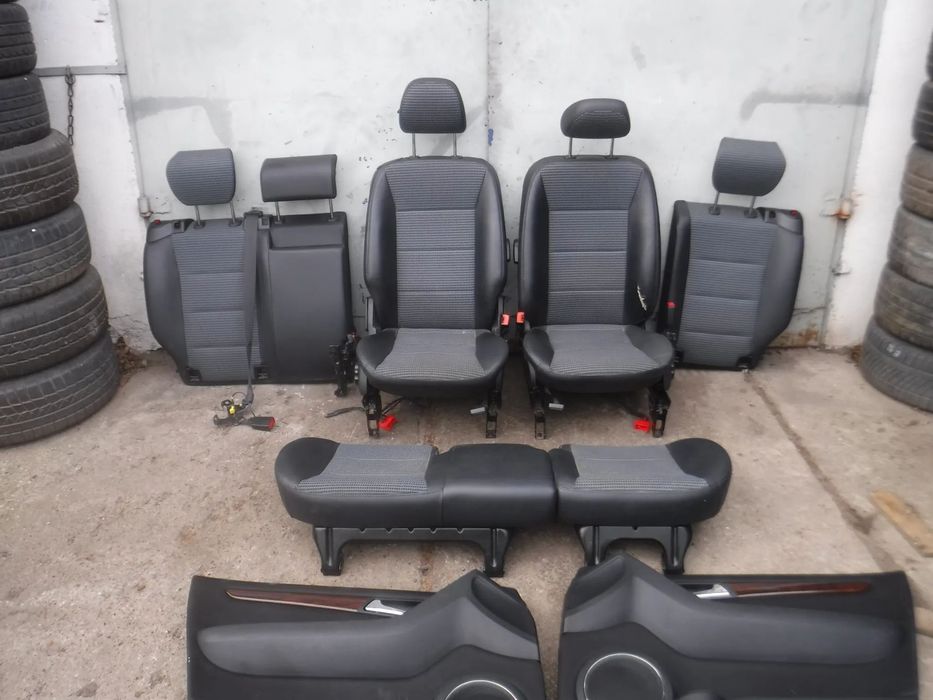 Mercedes B klasa W245 fotele grzane europa siedzenia pol skora skorzane