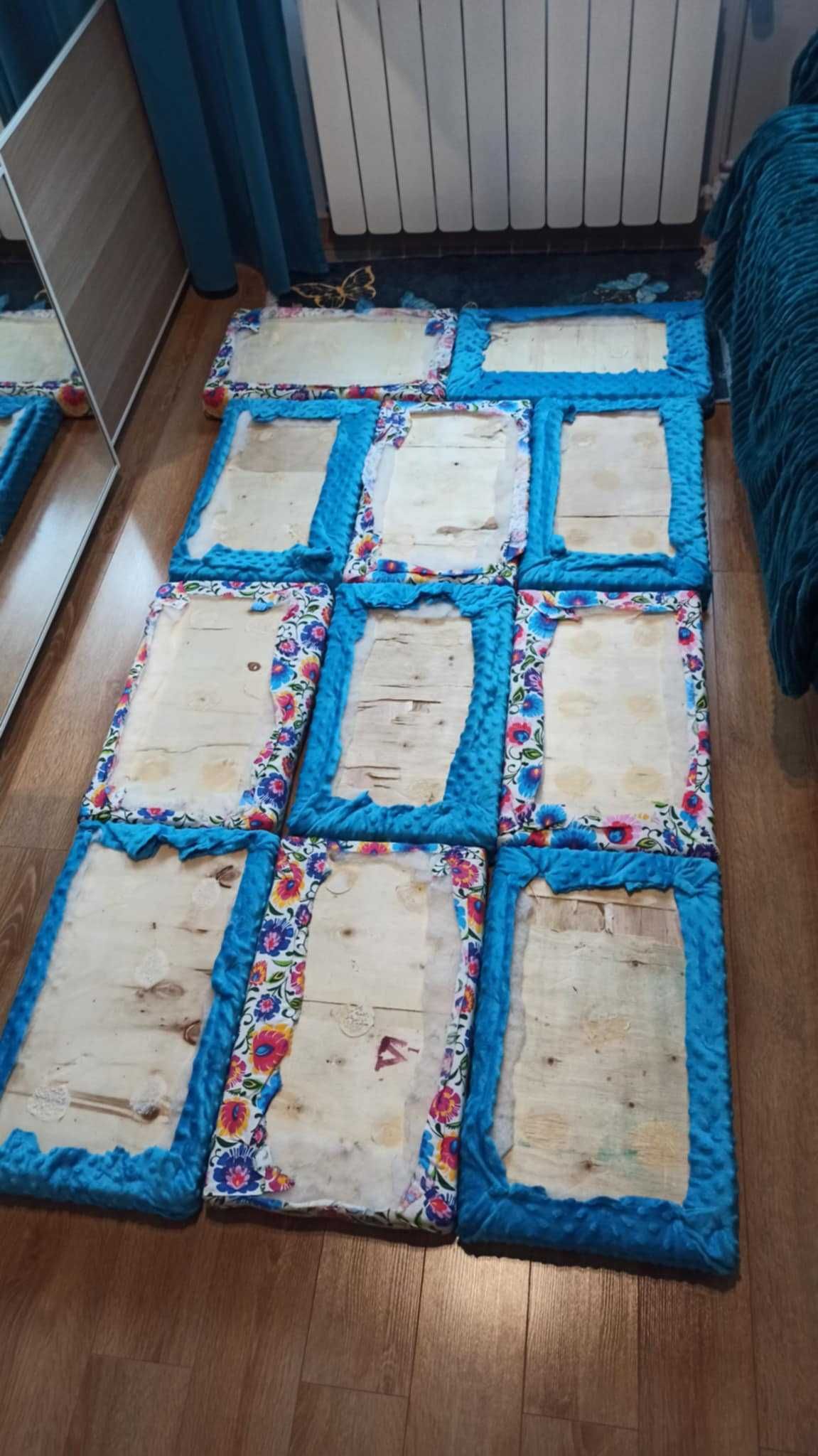 Panele tapicerowane 11 sztuk 50x30cm