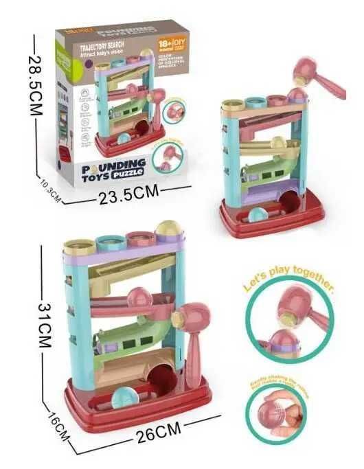 Игра стучалка Toytoy шарики молоточек лабиринт Сортер 521