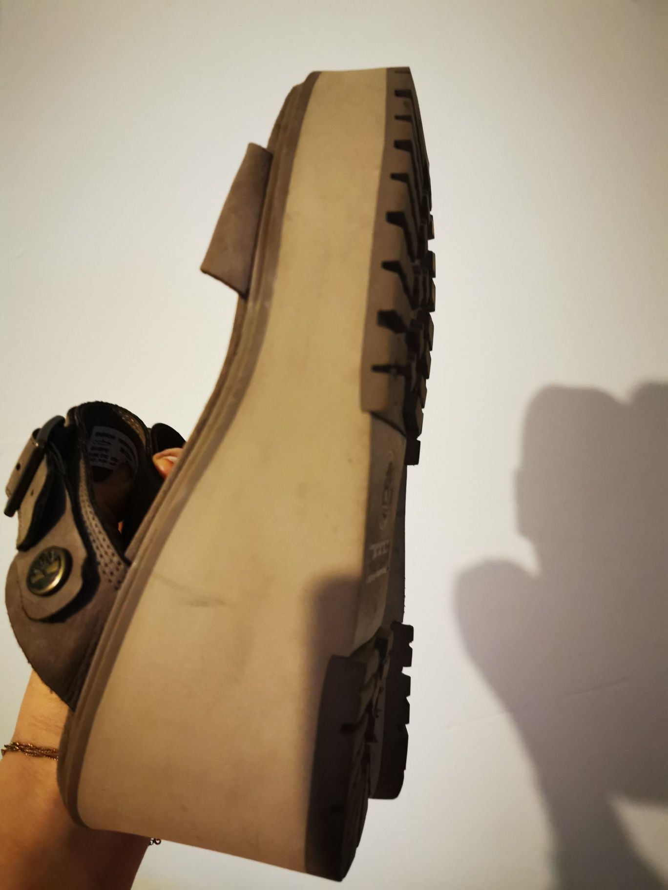 Timberland sandały skóra na koturnie 41