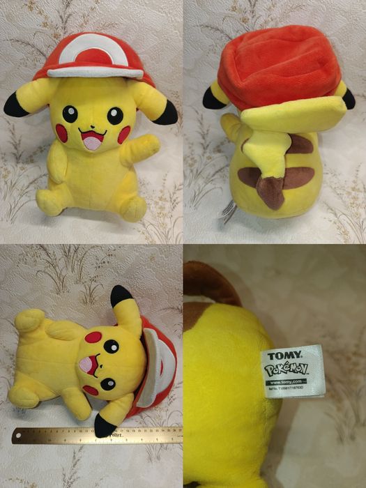 Мягкая игрушка Покемон Бивеар Мью Теддиурса Пикачу Чармандер