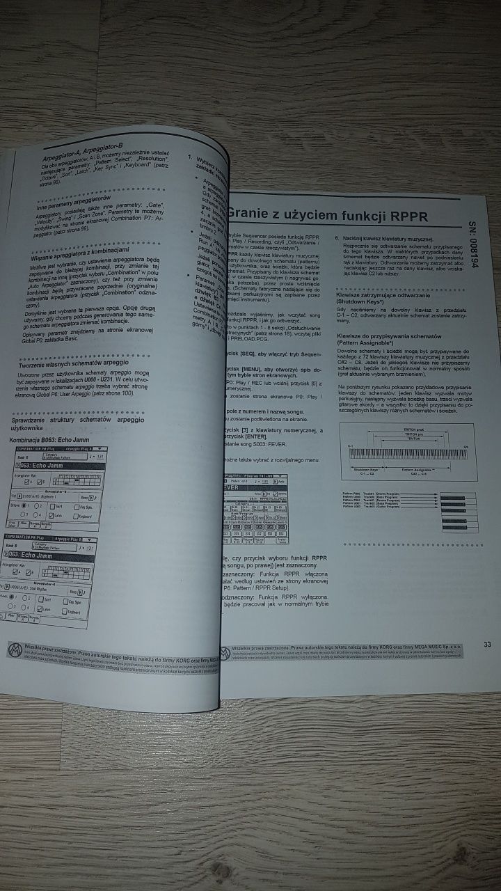 Korg Triton Polska Instrukcja obsługi