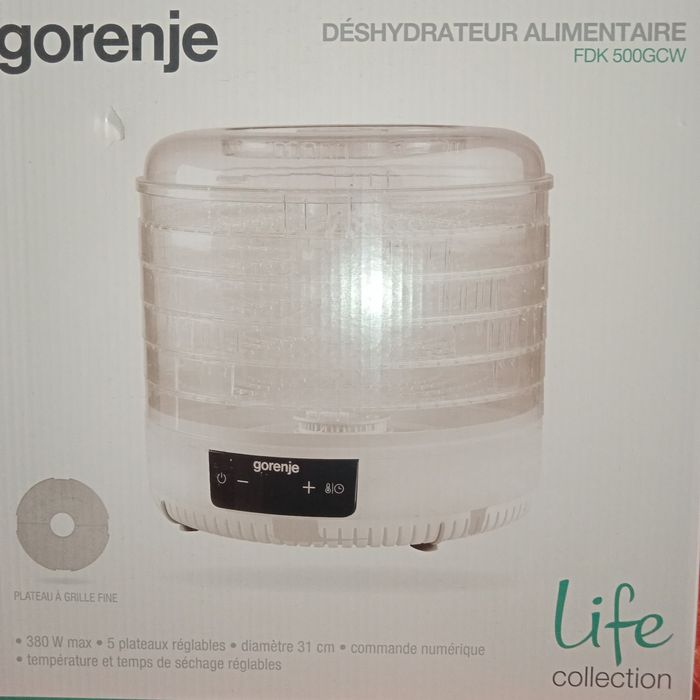 Сушарка для фруктів та овочів Gorenje FDK 500 GCW