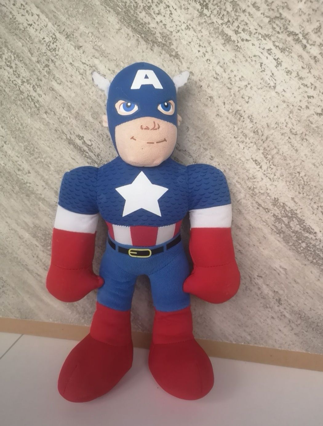 Мягкая игрушка кукла капитан Америка марвел Marvel
