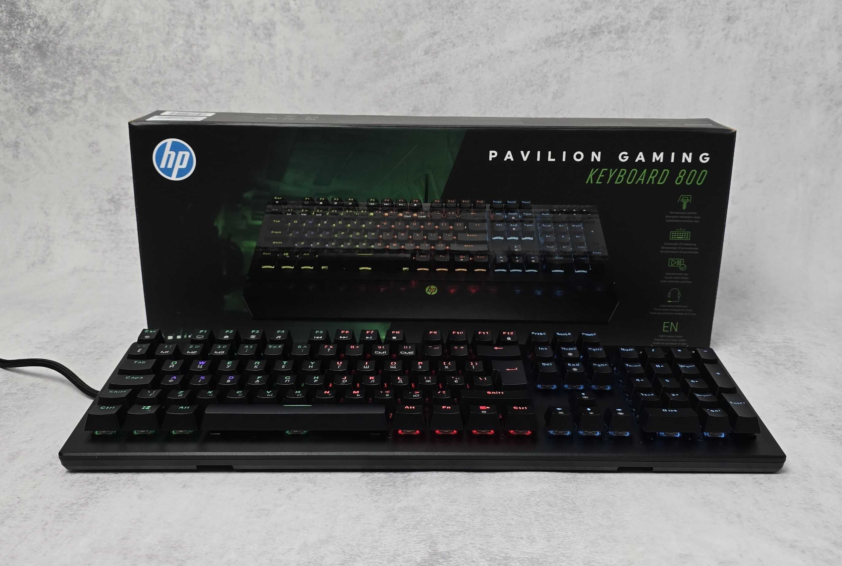 Відчуй новий рівень гри: ігрова клавіатура HP Pavilion 800 (5JS06AA)