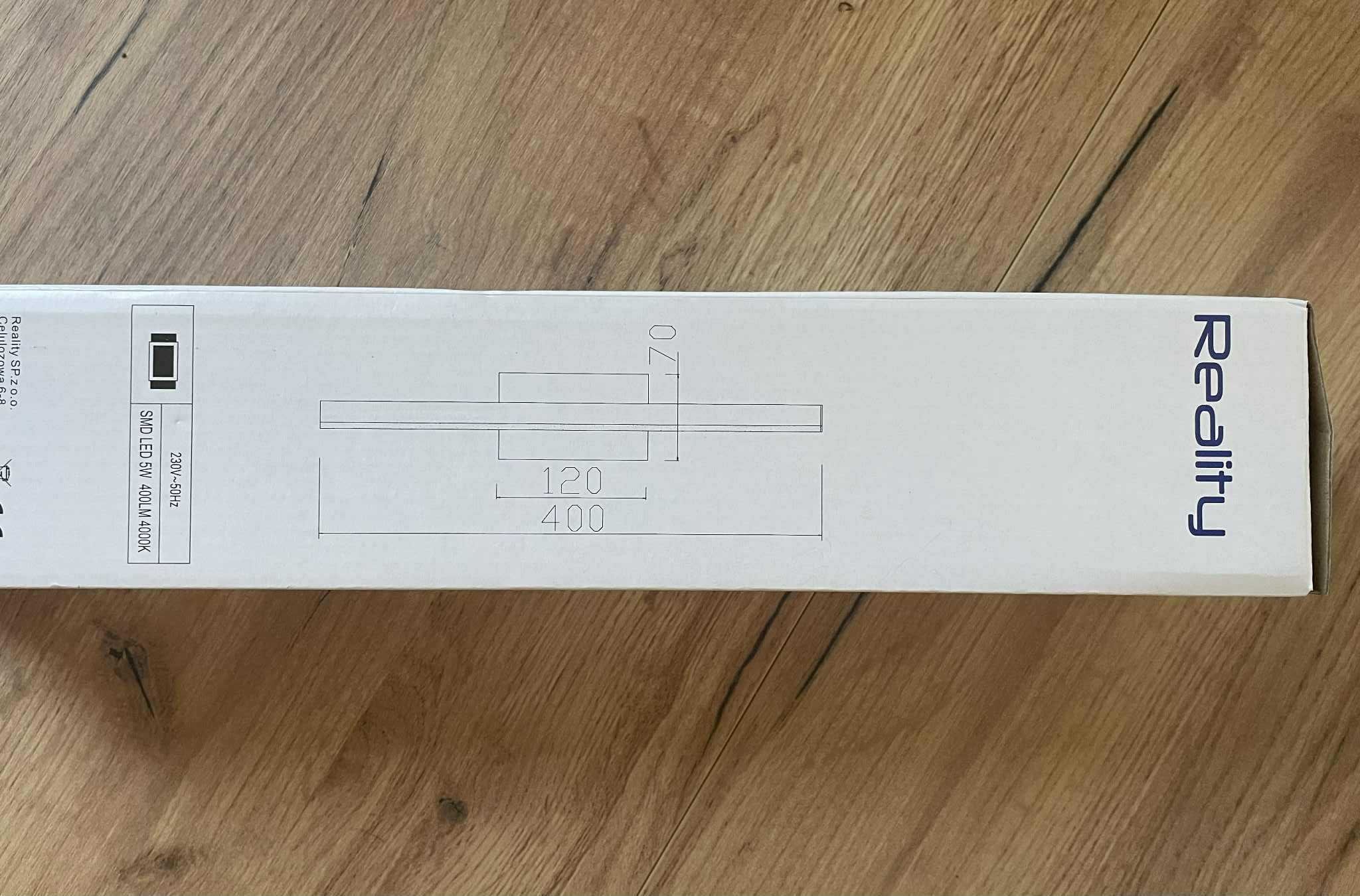 Kinkiet łazienkowy LED Linea – czarny, 5W