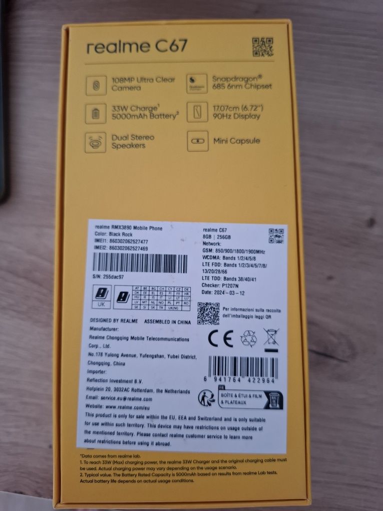 Sprzedam RealmeC67