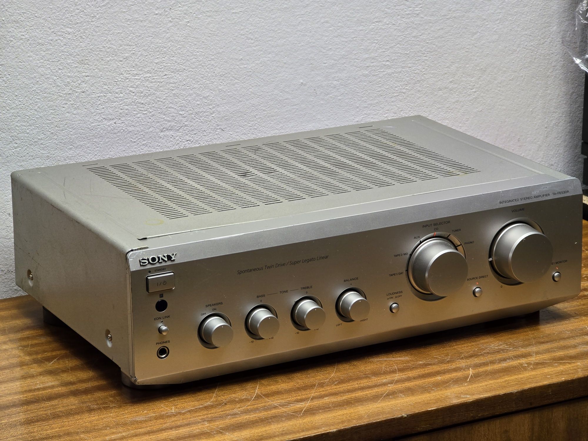 Sony TA FE 530r wzmacniacz srebrny