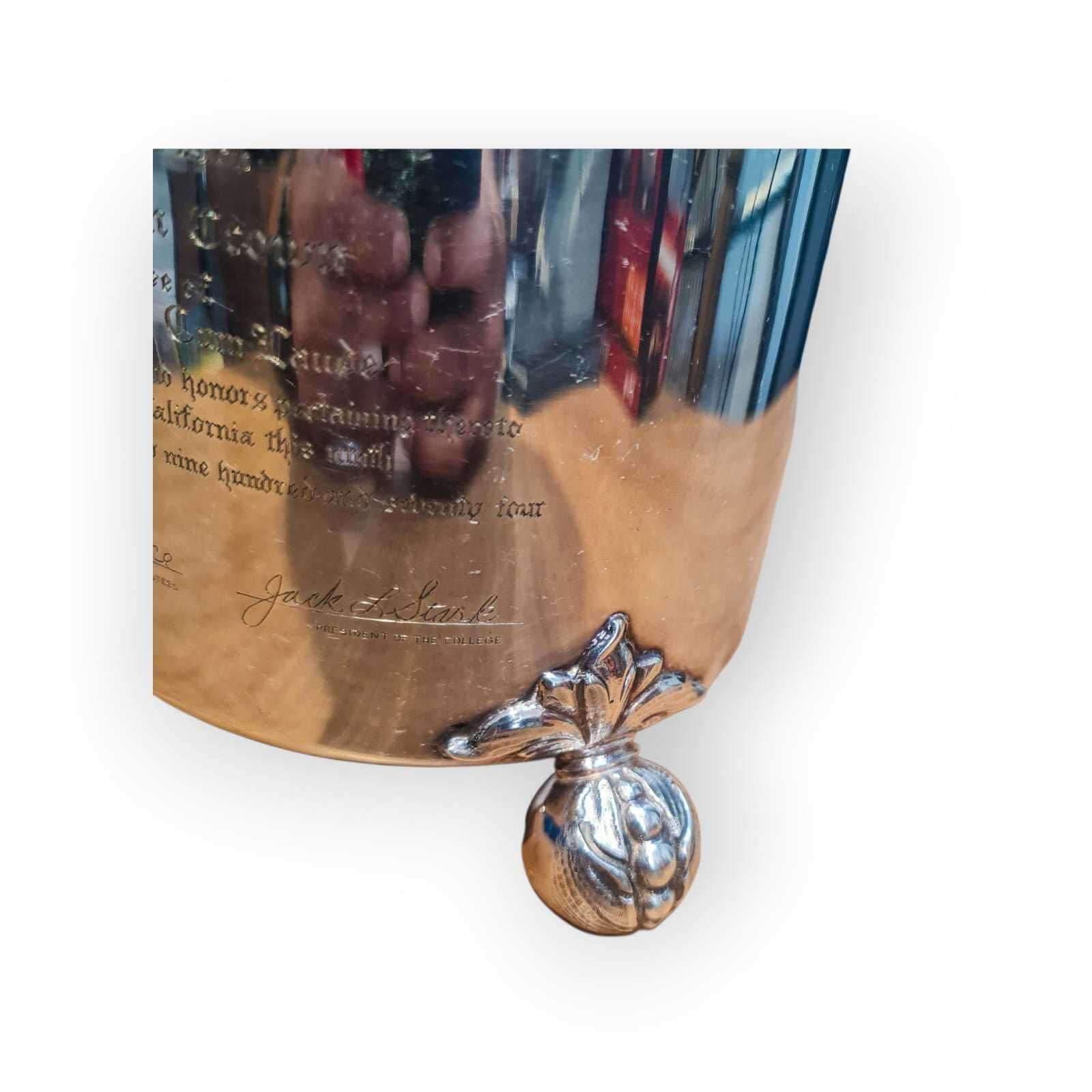 Caneca/Taça Comemorativa Prata Sterling Tiffany & Co.  Denmark (810g)