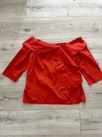 Червона сорочка з зав'язками