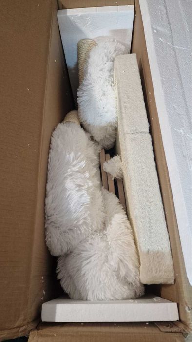 Drapak dla kota wysokość 178 cm, kolor beżowy