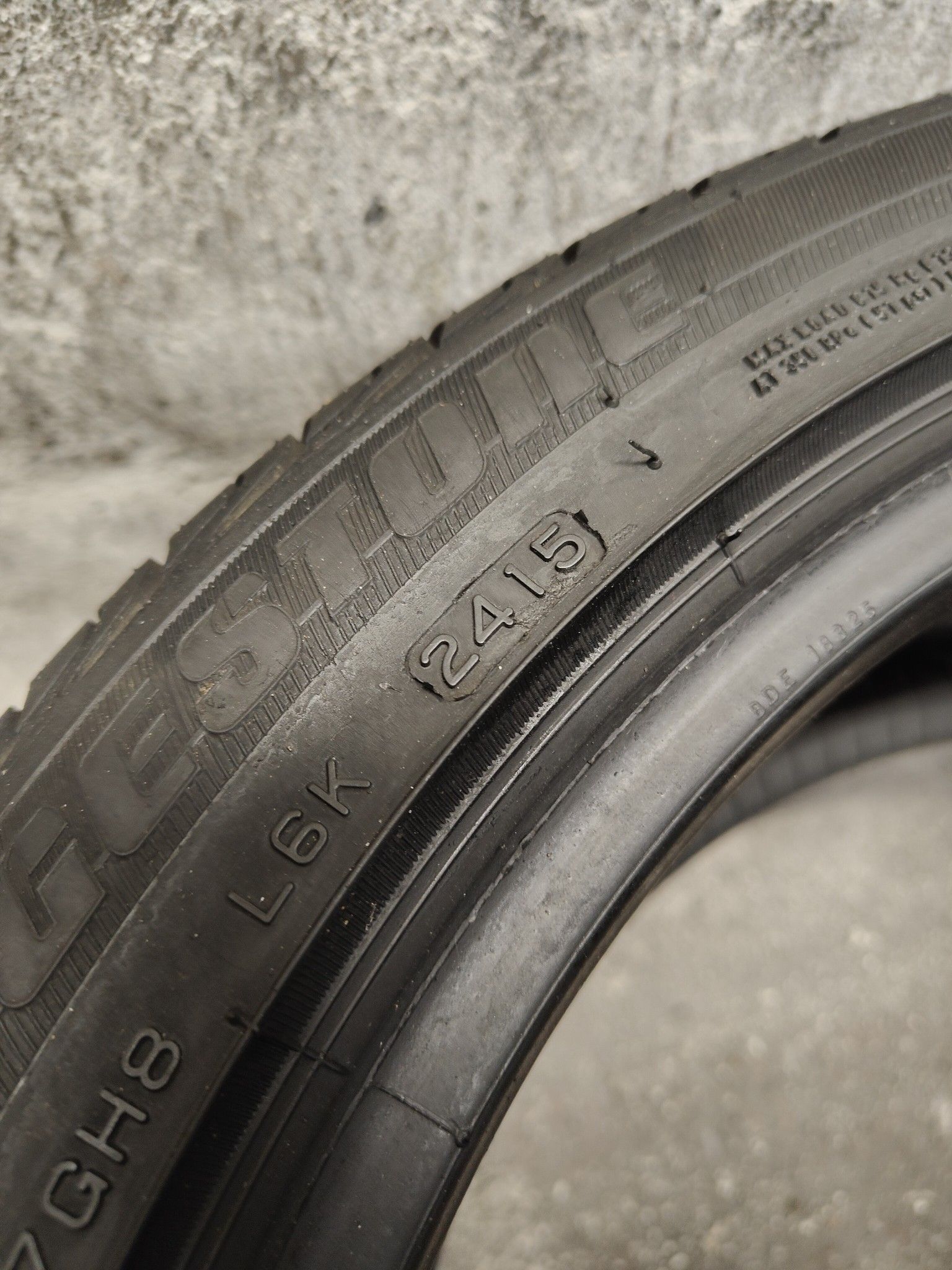 2X 225/45R17 Opony Letnie Bridgestone 7.5mm