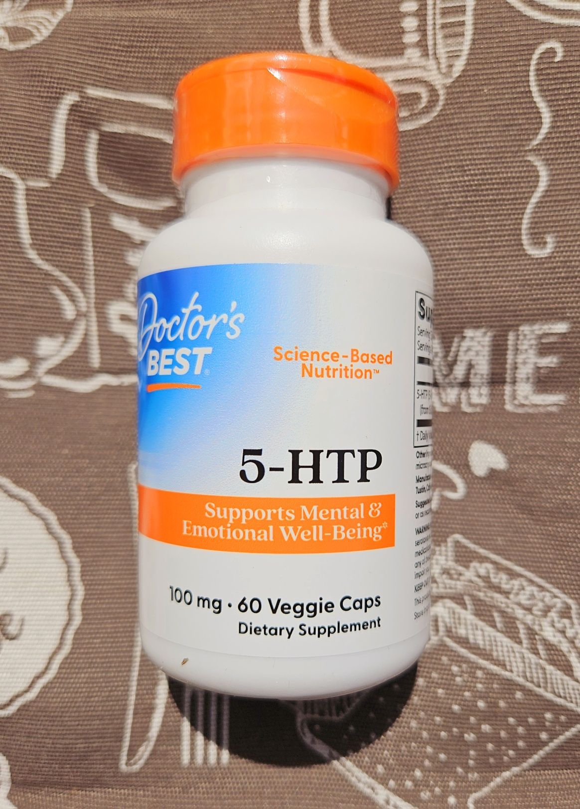 Doctor's Best 5-HTP 5 htp 5 гідрокситриптофан 100 мг 60 180 капсул