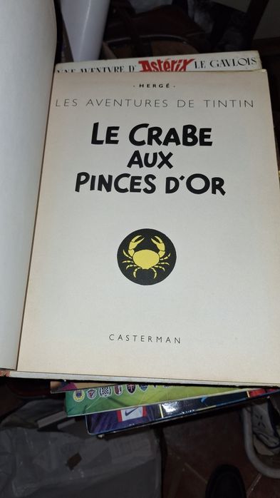 Le Crabe aux princes d'or Tintin Herge Bélgica casterman