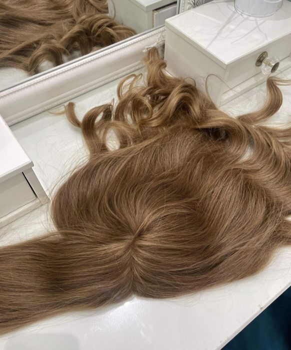 Toper tupet peruka wig dopinka system mikroskóra