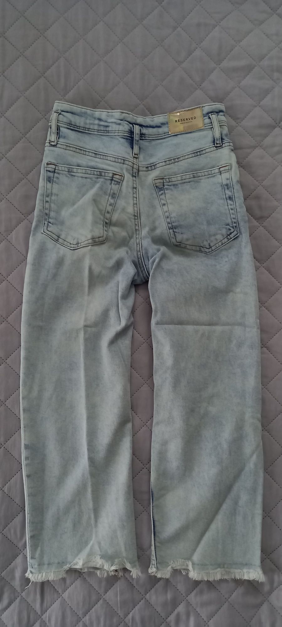 Jeansy culotte kuloty Reserved 140