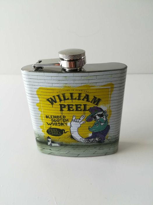 Piersiówka William Peel 180ml Kolekcjonerska Nowa