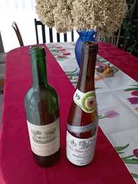 Dwie butelki kolekcjonerskie etykiety oryginalne