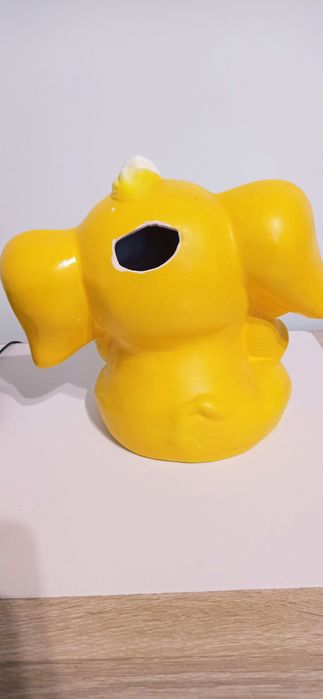 Skarbonka żółty słoń.
