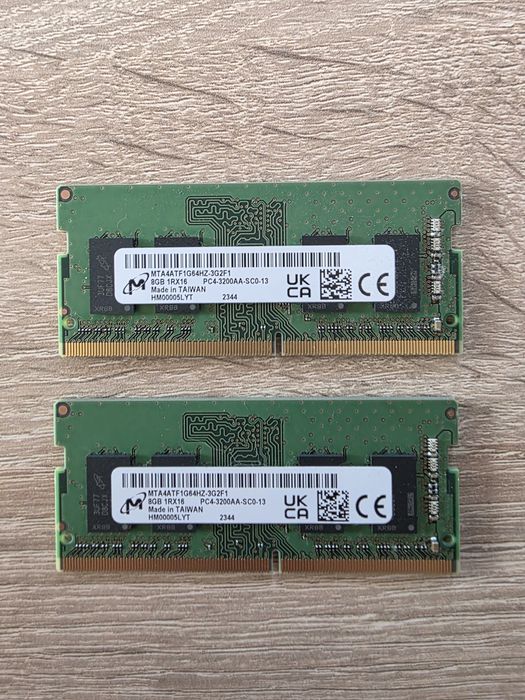 Pamięć RAM do laptopa 2 * 8 GB Microm 4ATF1G64HZ-3G2F1