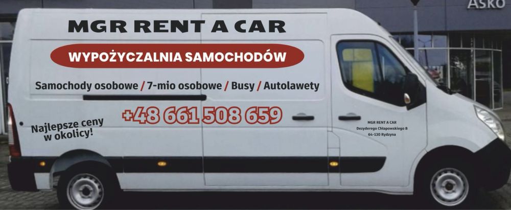 Tanio wynajem samochodu dostawczego busa bus busów wypożyczalnia