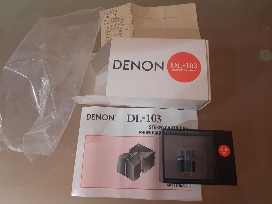 Звукосниматель(катридж)для винилового проигрывателя DENON  DL-103 MC